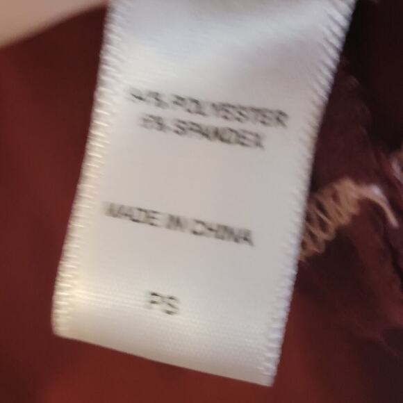 Cuddl Duds‎ Womens Long Sleeve T Shirt Size S Maroon Modal Rayon Crew Neck - Picture 5 of 7